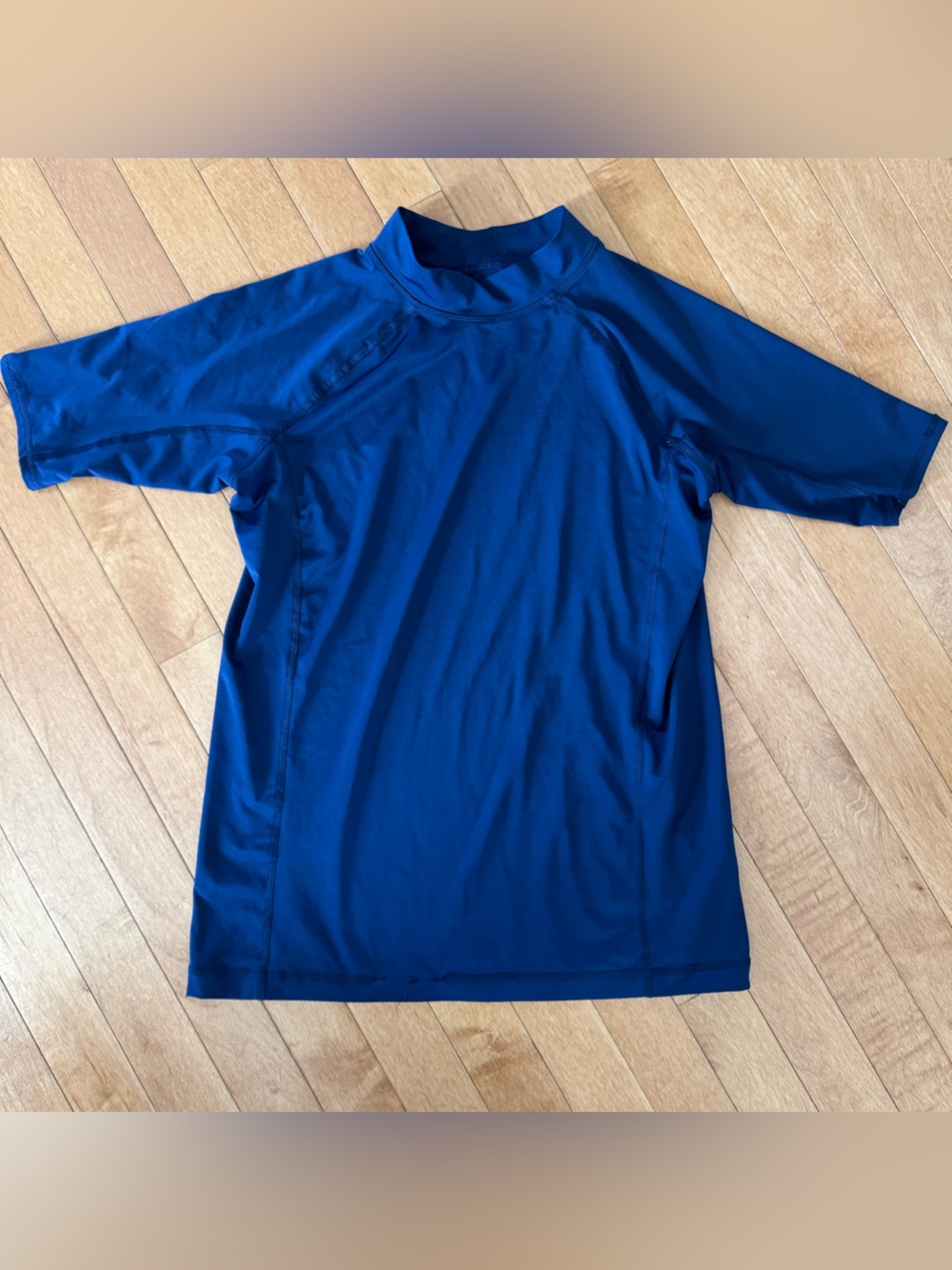 LANDS’ END Boys Size XL 14/16 Navy Blue Rash Guard